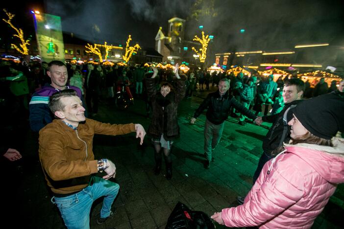 2018-ųjų metų sutikimas Kauno rotušėje