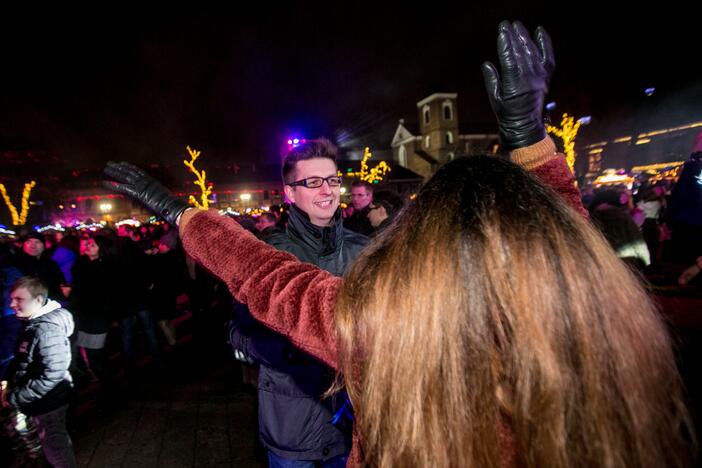 2018-ųjų metų sutikimas Kauno rotušėje