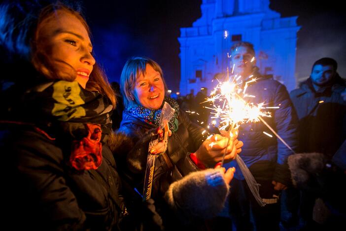 2018-ųjų metų sutikimas Kauno rotušėje