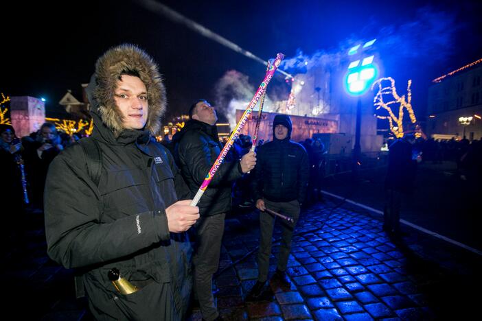 2018-ųjų metų sutikimas Kauno rotušėje