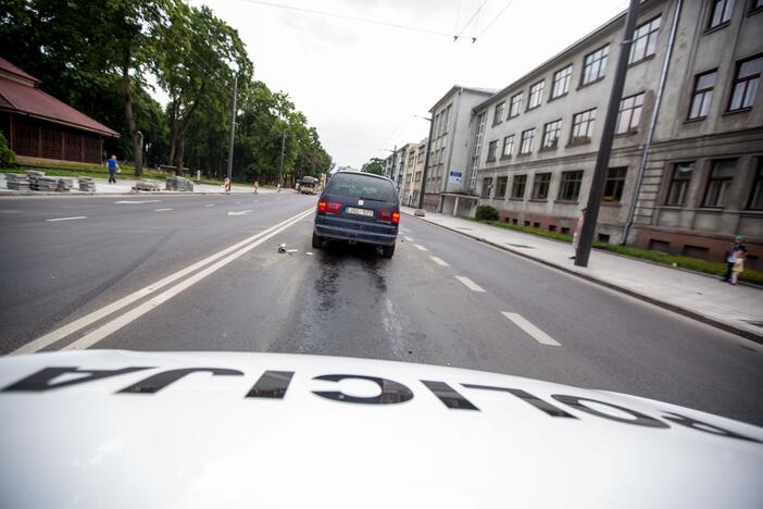 Keturių mašinų avarija Vytauto pr.