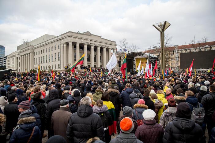 Protesto akcija „Mes kaltinam!“