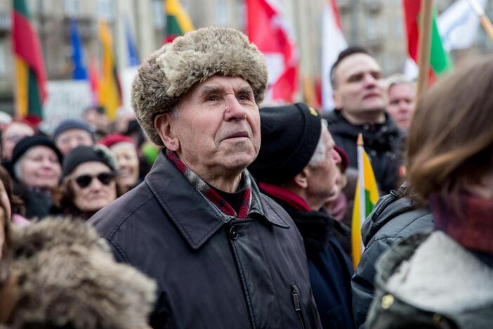 Protesto akcija „Mes kaltinam!“