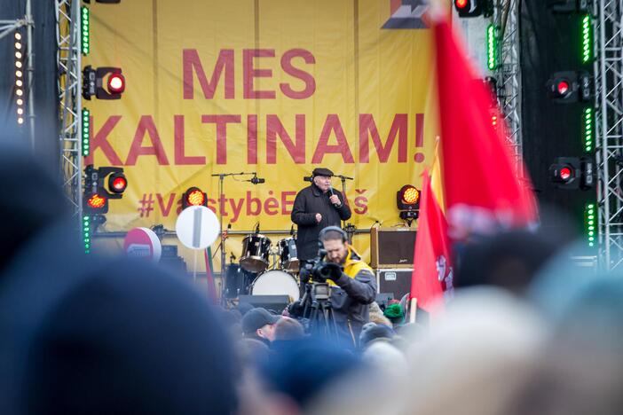 Protesto akcija „Mes kaltinam!“