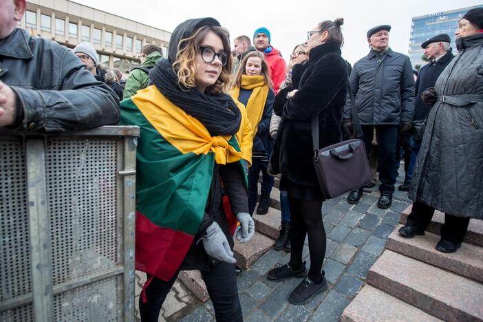 Protesto akcija „Mes kaltinam!“