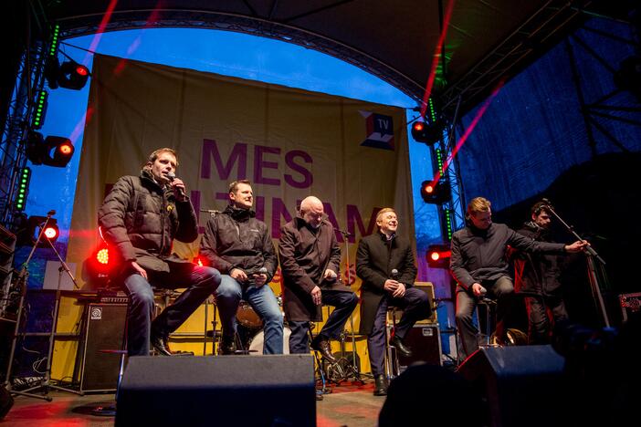 Protesto akcija „Mes kaltinam!“