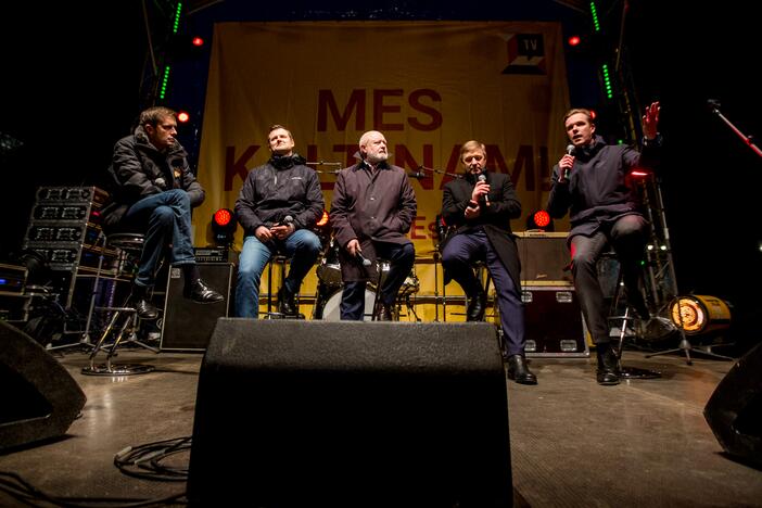 Protesto akcija „Mes kaltinam!“