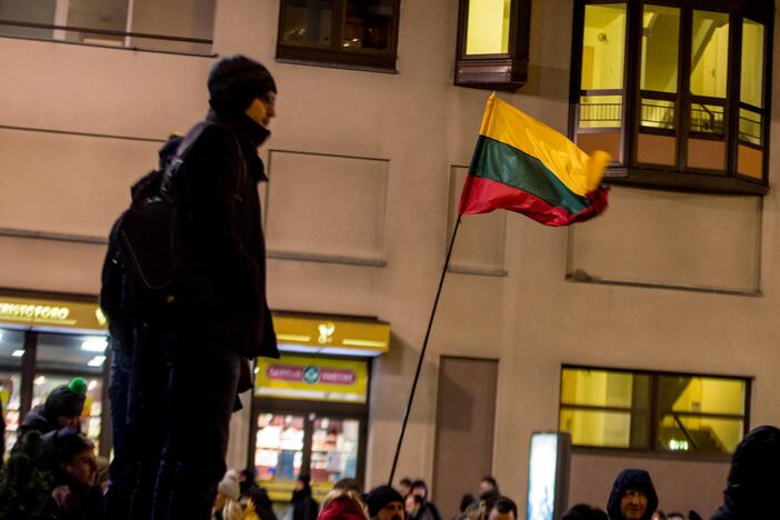 Protesto akcija „Mes kaltinam!“