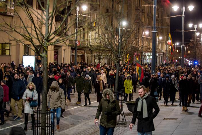 Protesto akcija „Mes kaltinam!“