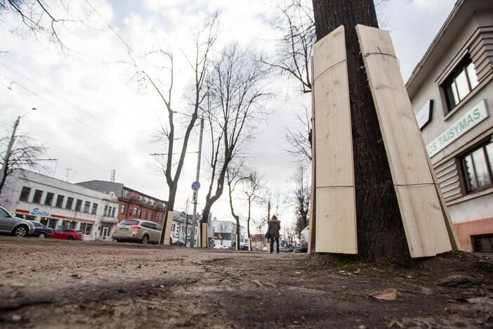 Savanorių pr. rekonstrukcijos paruošiamieji darbai