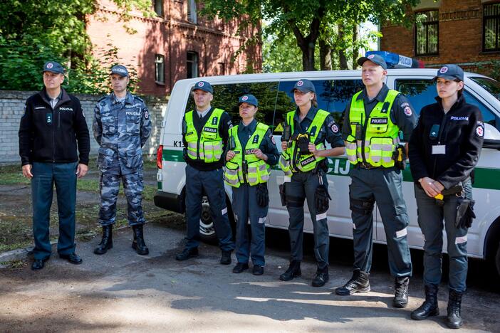 Atidaryta policijos praktinio mokymosi klasė