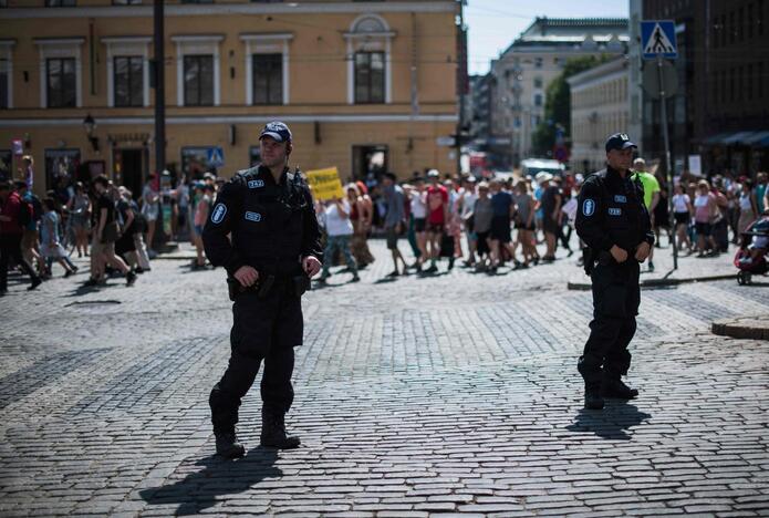 Helsinkyje – protestai prieš D. Trumpą ir V. Putiną