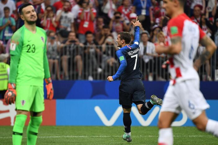 Pasaulio futbolo čempionato finalas: Prancūzija – Kroatija