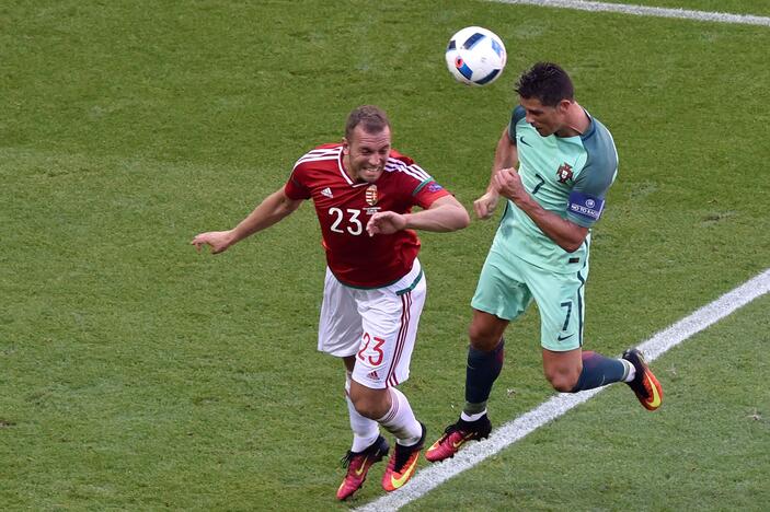 Euro 2016: Portugalija - Vengrija 3:3