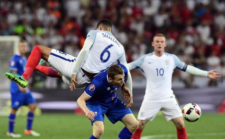 Euro 2016: Islandija - Anglija 2:1