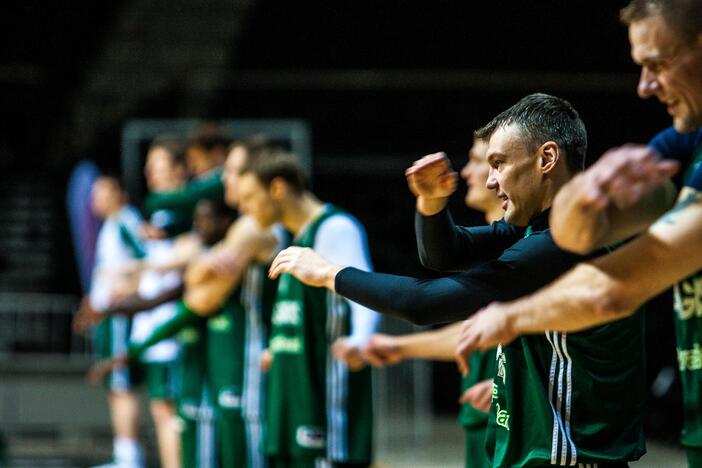 "Žalgirio" treniruotė prieš išvyką