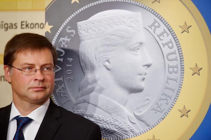 Kandidatas į EK vicepirmininkus V. Dombrovskis – už tolesnę euro zonos plėtrą