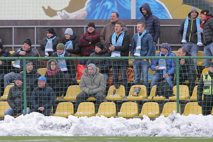 Lietuvos futolo A lyga: Jonavos „Lietava“ – Klaipėdos „Atlantas“ 0:1.