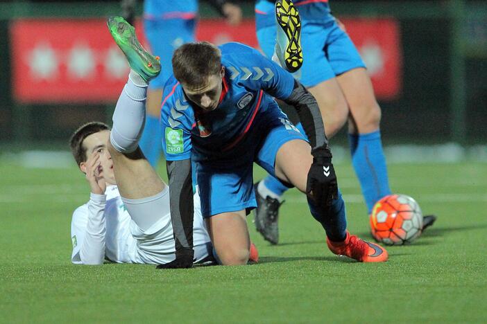 Lietuvos futbolo A lyga: „Kauno Žalgiris“– Kauno „Stumbras“ 1:2.