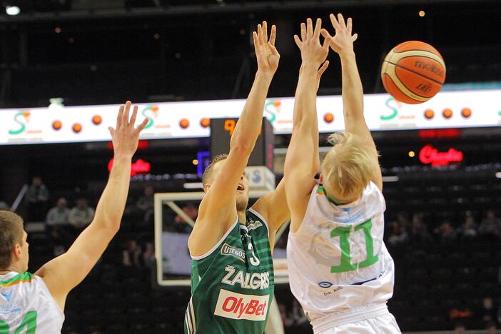 Kauno „Žalgiris“ sudorojo Alytaus „Dzūkiją“ 39 taškų skirtumu.