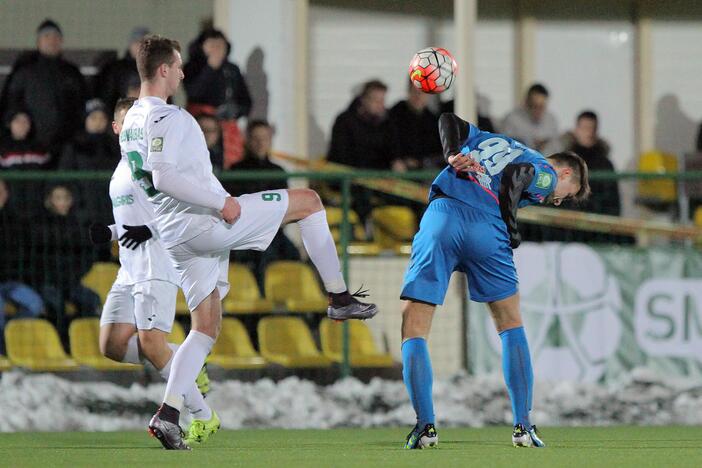 Lietuvos futbolo A lyga: „Kauno Žalgiris“– Kauno „Stumbras“ 1:2.