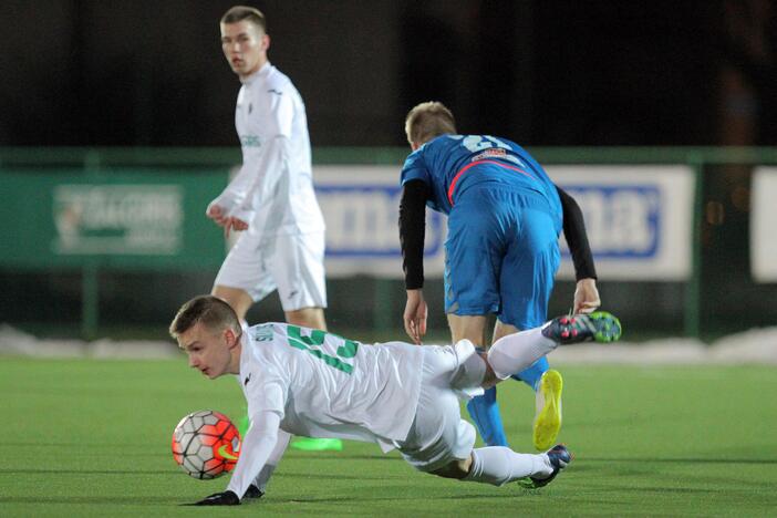 Lietuvos futbolo A lyga: „Kauno Žalgiris“– Kauno „Stumbras“ 1:2.