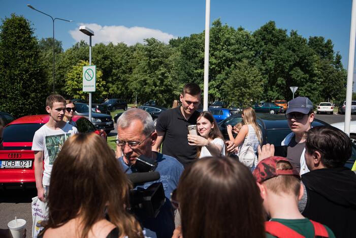 E. Ulanovas įamžintas „McDonald‘s žvaigždžių alėjoje“