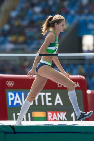 A. Palšytė – olimpiados šuolių į aukštį rungties finale