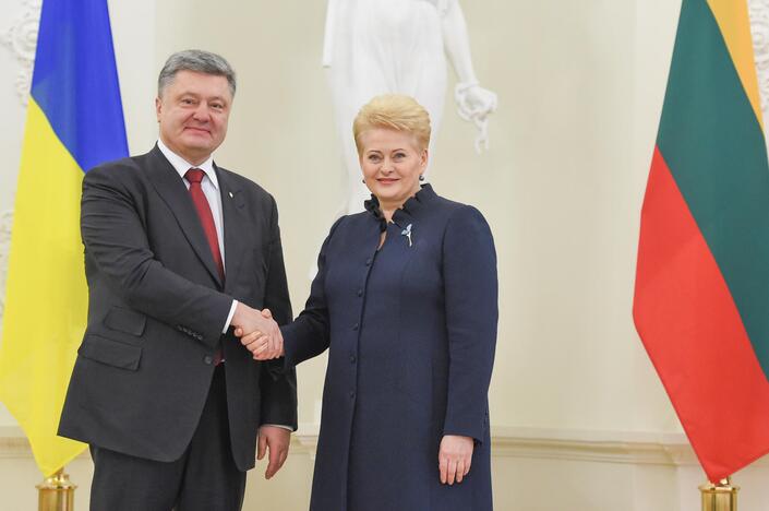 D. Grybauskaitė priėmė Ukrainos prezidentą