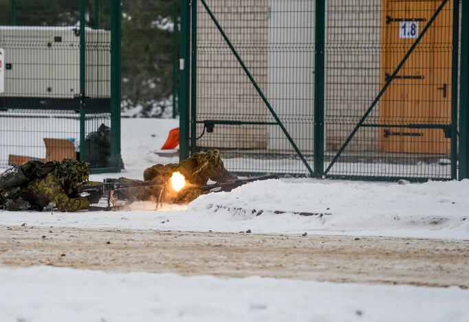 Prezidentė stebėjo pratybas „Geležinis kardas“