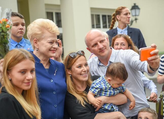 Įsivaikinusių šeimų susitikimas Prezidentūroje