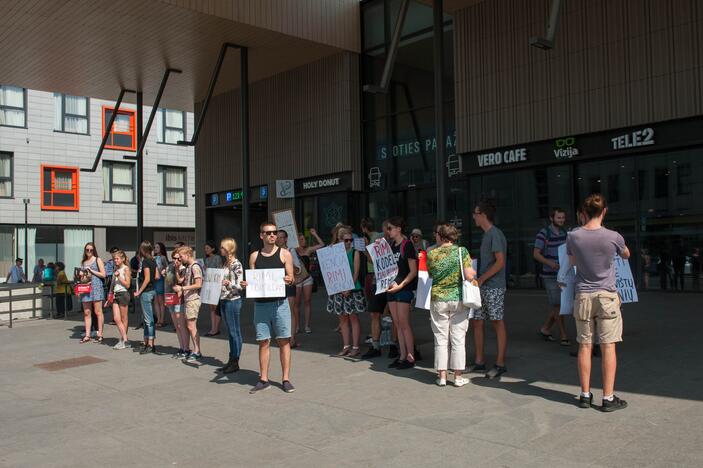 Vištų gynėjų protestas Kaune