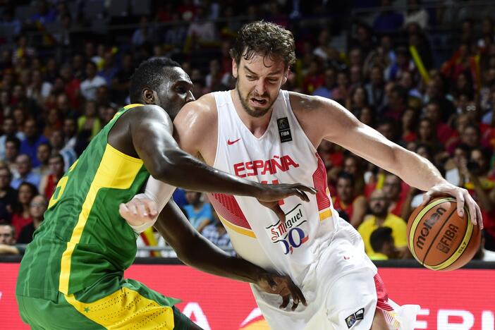 FIBA varžybos Ispanija prieš Senegalą