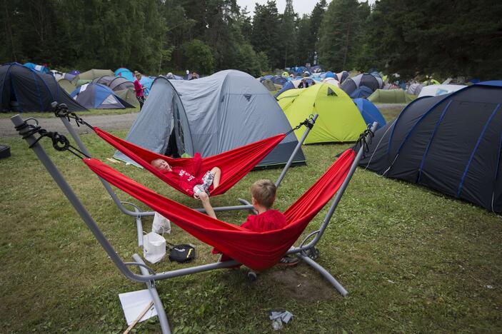 Norvegijos jaunimas grįžo į Utiojos salą