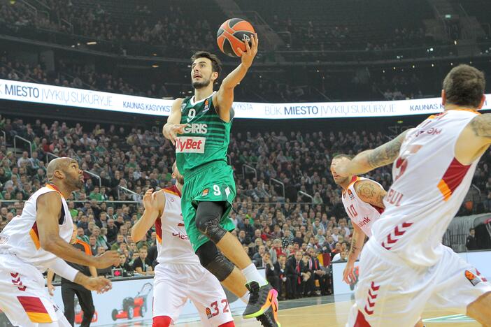 Eurolyga: „Žalgiris“ – „Galatasaray“ 87:75