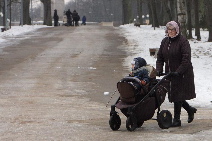 Kauno parkai žiemą