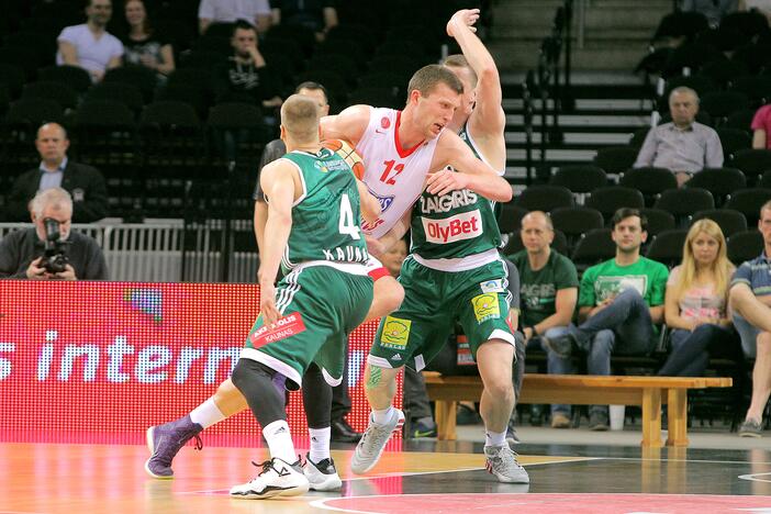 LKL pusfinalis: Kauno „Žalgiris“ – Utenos „Juventus“ 91:76