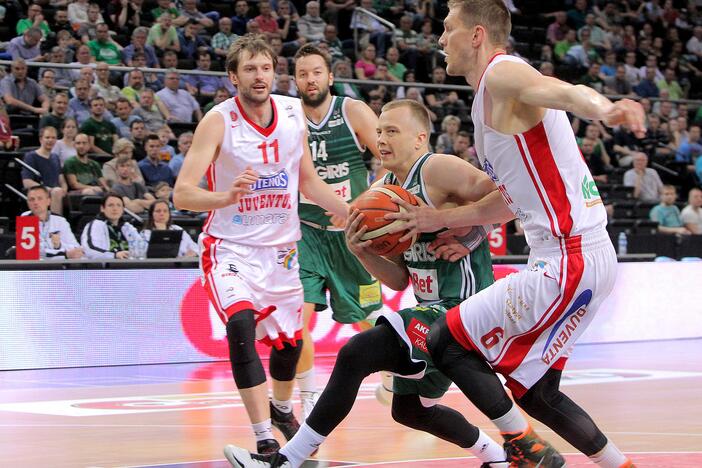 LKL pusfinalis: Kauno „Žalgiris“ – Utenos „Juventus“ 91:76