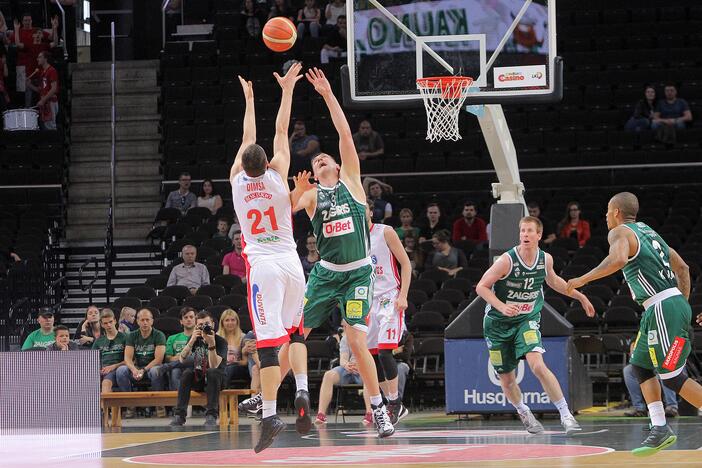 LKL pusfinalis: Kauno „Žalgiris“ – Utenos „Juventus“ 91:76