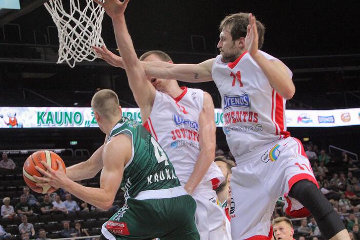 LKL pusfinalis: Kauno „Žalgiris“ – Utenos „Juventus“ 91:76