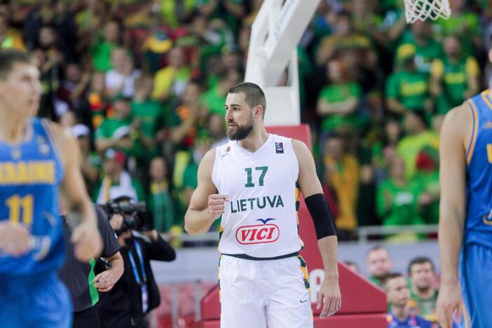 Europos krepšinio čempionatas: Lietuva - Ukraina 69:68