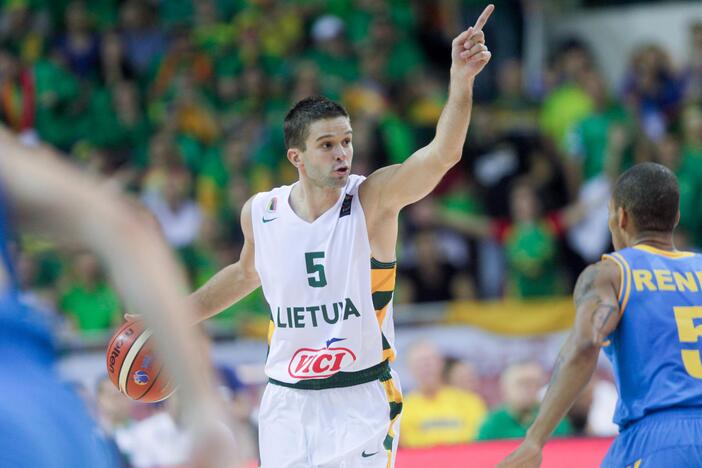 Europos krepšinio čempionatas: Lietuva - Ukraina 69:68