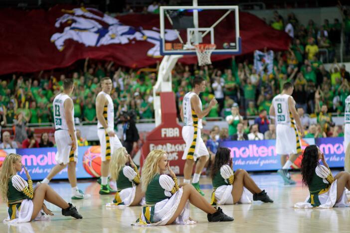 Europos krepšinio čempionatas: Lietuva - Ukraina 69:68