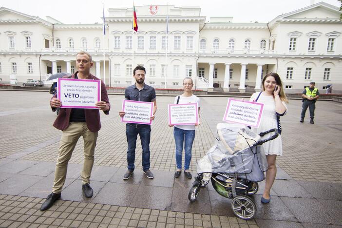 Piketas prieš Pagalbinio apvaisinimo įstatymą