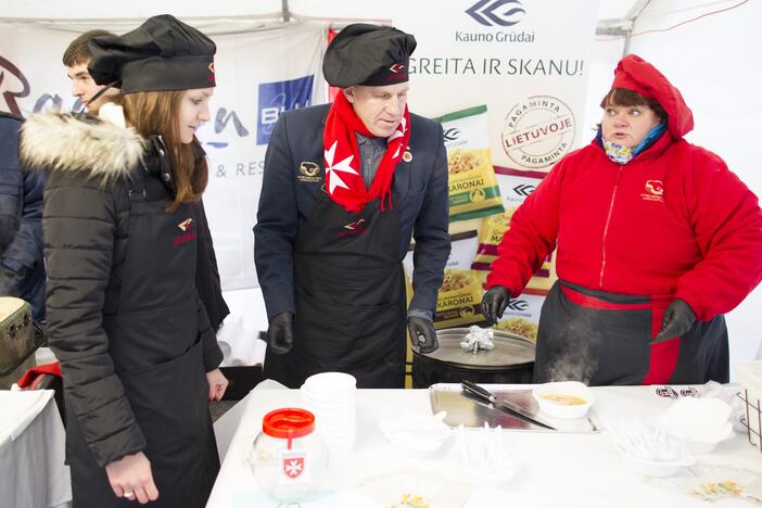 Prasidėjo akcija „Maltiečių sriuba“ 