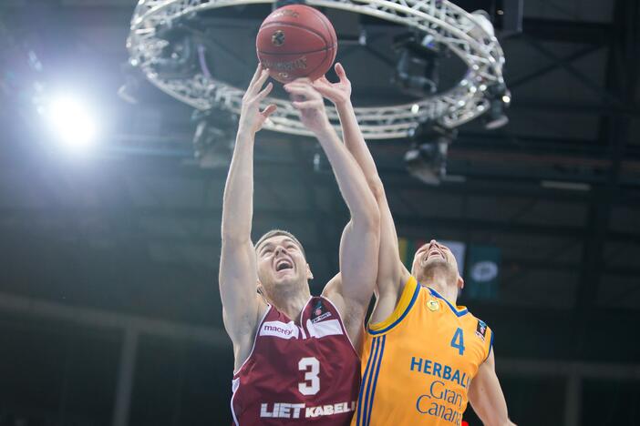 Europos taurė: "Lietkabelis" - "Gran Canaria" 73:92