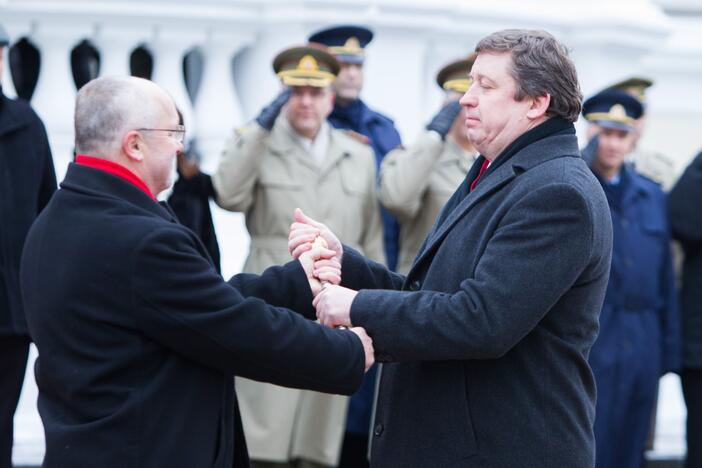 Iškilminga ministrų pasikeitimo ceremonija