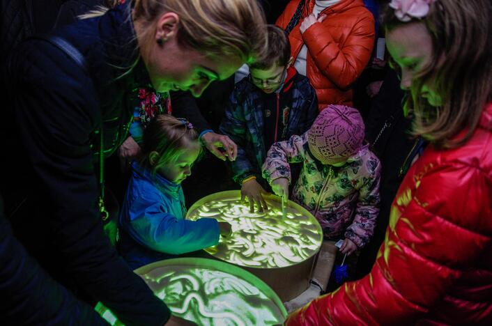 Šviesos festivalis Bernardinų sode