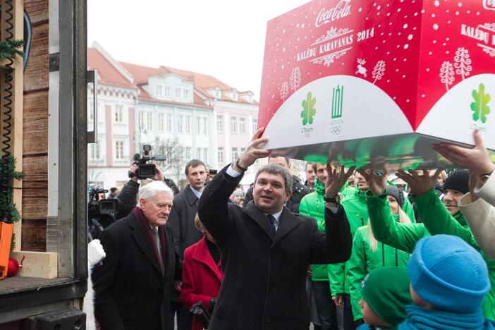 Kelionę pradėjo Kalėdų karavanas