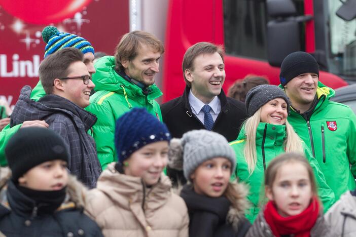 Kelionę pradėjo Kalėdų karavanas